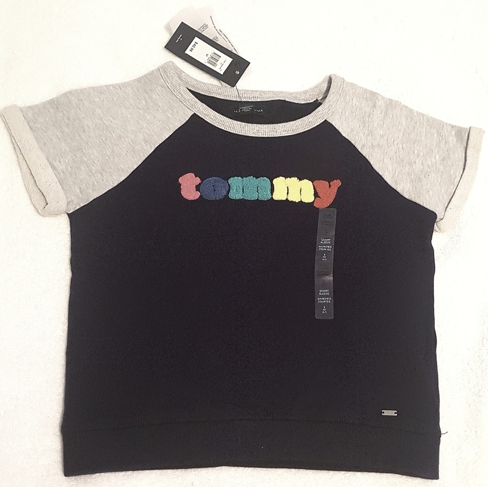 Tommy Hilfiger kids short sleeve sweater NEW
